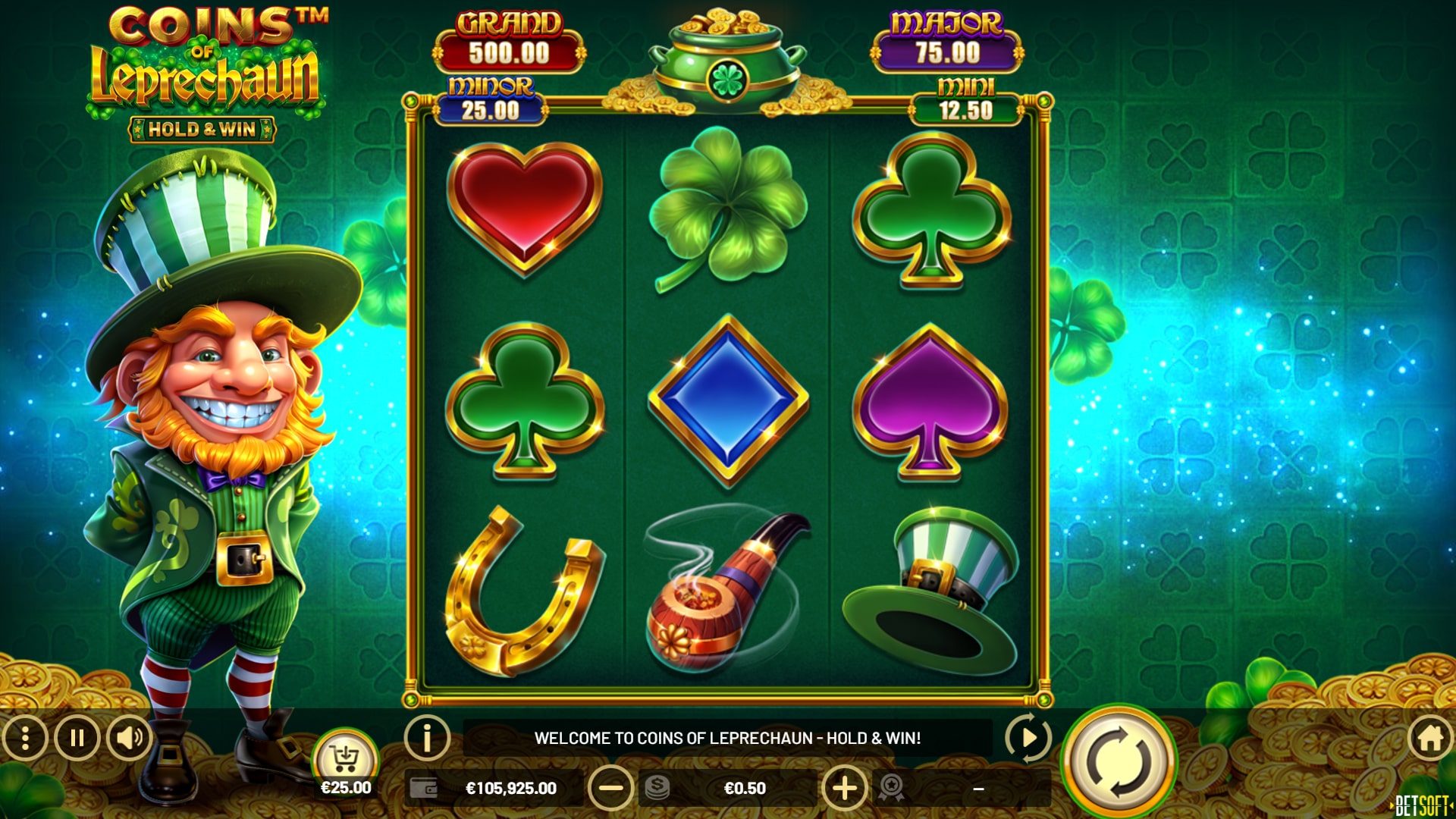 COINS OF LEPRECHAUN – HOLD & WIN